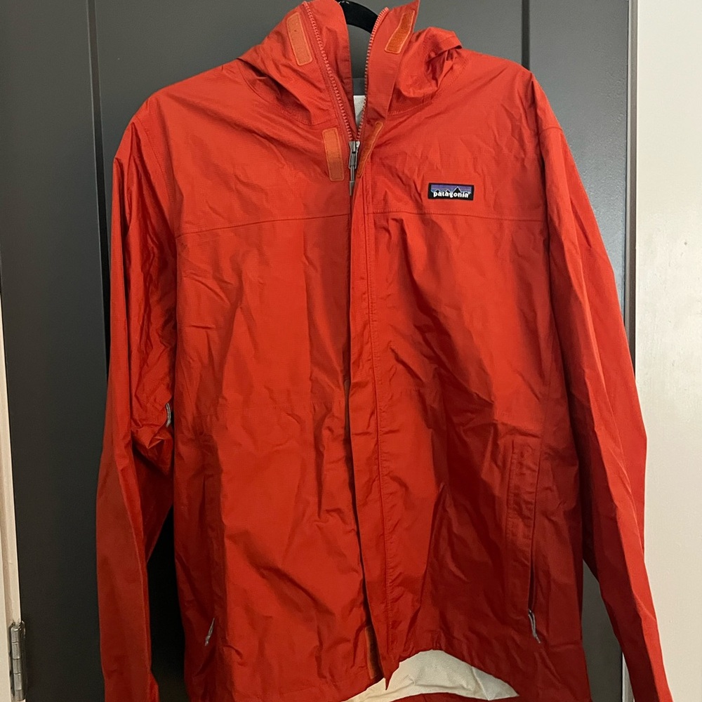 Patagonia Men's Orange Rain Jacket